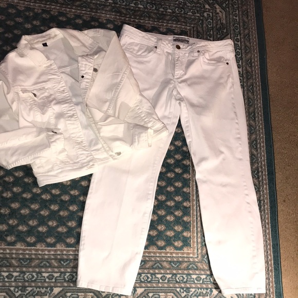 American Eagle and Baby Phat Jackets & Blazers - White American Eagle/Baby Phat Jacket & Pant